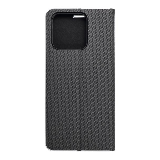 Etui z klapką na Xiaomi Redmi 10C Luna Book Carbon czarne