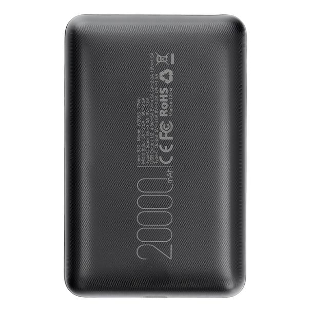 Powerbank Veger S20 (W2053) PD QC3.0 2A 22,5W 20000 mAh czarny 0INT
