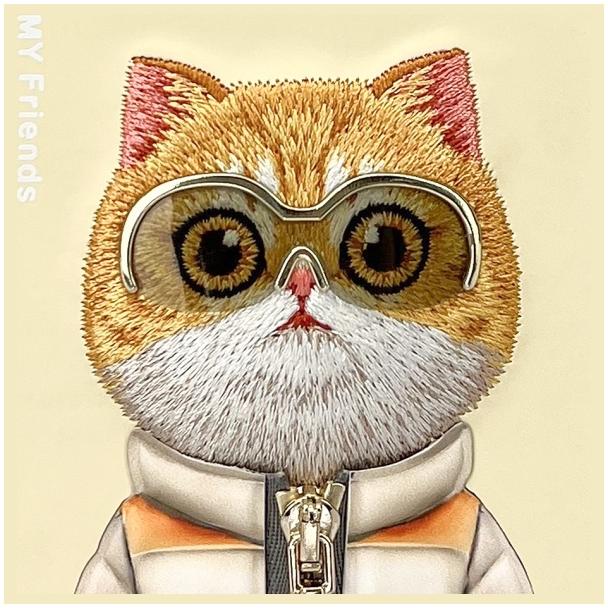 NIMMY futerał COOL&CUTE 2.0 Cat do IPHONE 16 Pro Max khaki