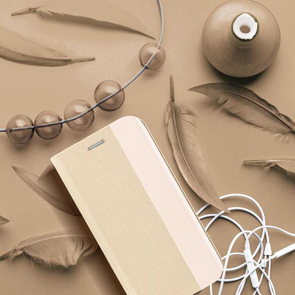 Etui z klapką na Xiaomi Redmi NOTE 15 PRO PLUS 5G Sensitive Book złote