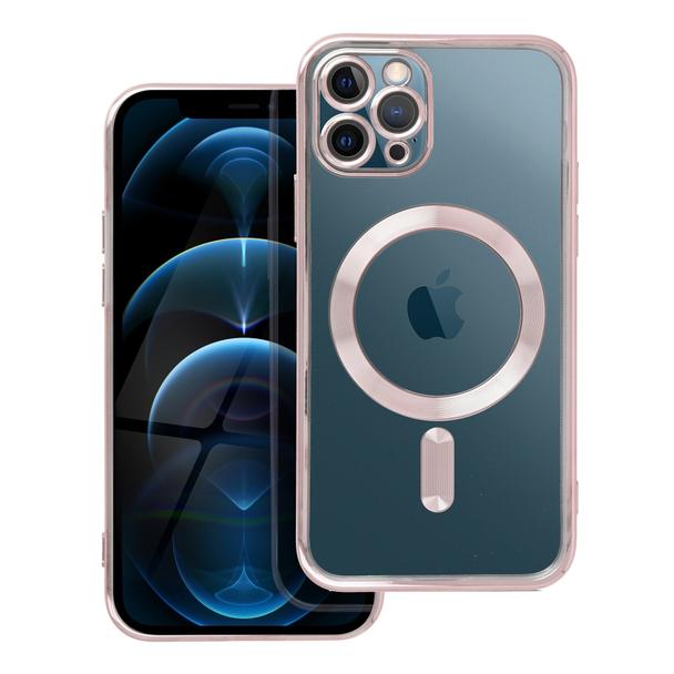 Futerał do iPhone 11 PRO Electro Mag Cover zgodny z MagSafe złoty róż