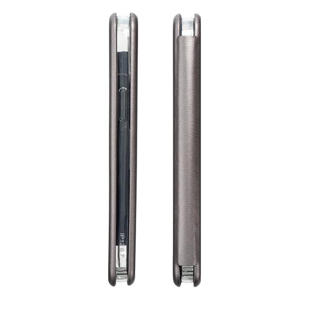 Etui z klapką na iPhone 17 PRO MAX Elegance Book stalowe