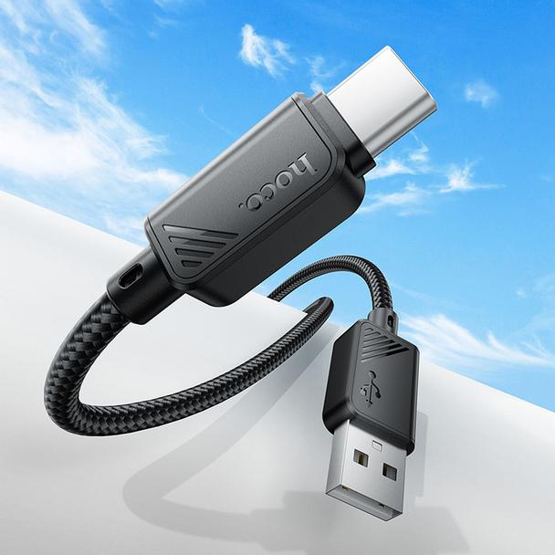Kabel USB A do USB C Hoco 3A 1 m X113 czarny