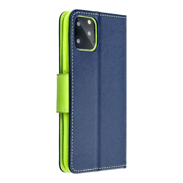 Kabura FANCY Book do  SAMSUNG A32 5G granatowo limonkowy