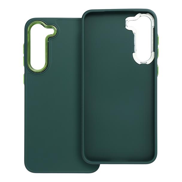 Etui na Samsung S23 PLUS Frame zielone