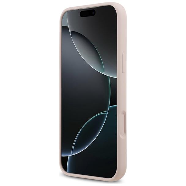 GUESS futerał do IPHONE 17 Pro Max GUHCP17XSC4GSMP (Silicone W/ Big 4G Script) różowy