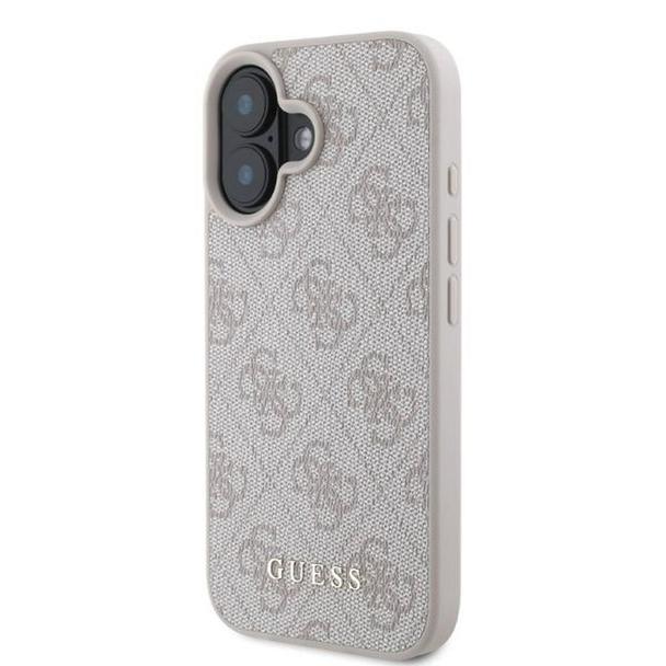 GUESS futerał do IPHONE 16 GUHCP16SG4GFPI (PU 4G Classic) różowy