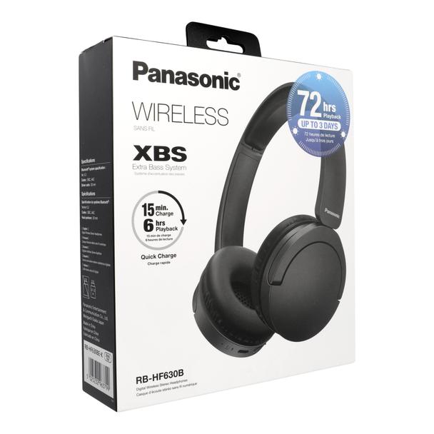Słuchawki bezprzewodowe nauszne ENC PANASONIC RB-HF630BE-K czarne