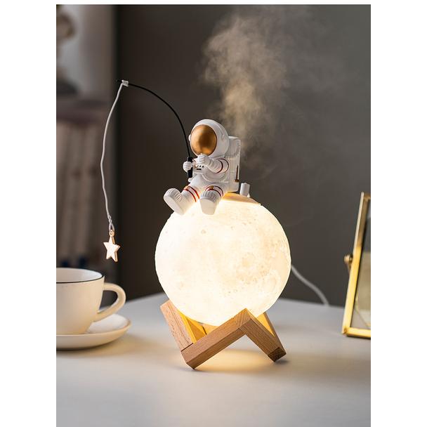 Lampka nocna / nawilżacz powietrza ASTRONAUTA Art Deco siedzący (wzór 5) AFSH