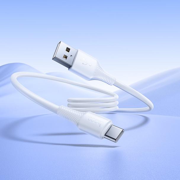 Kabel USB A do USB C Hoco 3A 1 m X120 biały