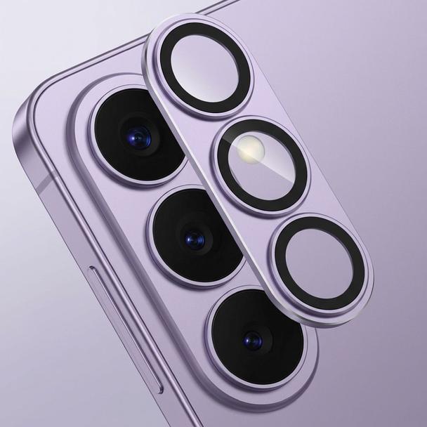 Szkło hartowane na aparat AR+AF Full Metal do SAMSUNG S26 fioletowe