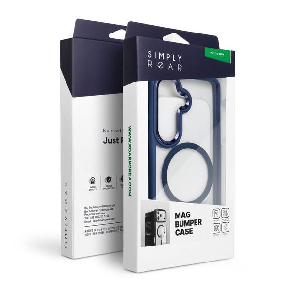 ROAR futerał MAG BUMPER kompatybilny z MagSafe do SAMSUNG S26 Plus niebieski