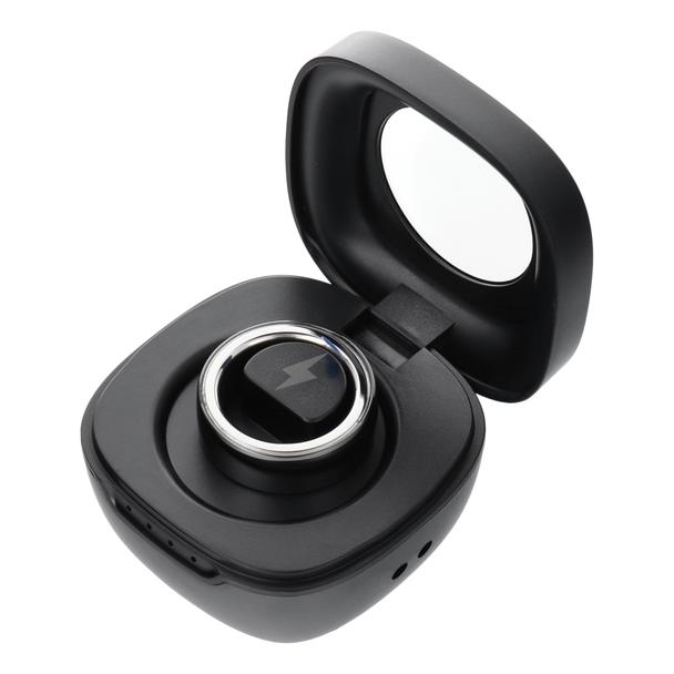 Smart Ring R8- inteligentny pierścień ceramiczny ze stacją ładującą rozmiar 15,4mm czarny