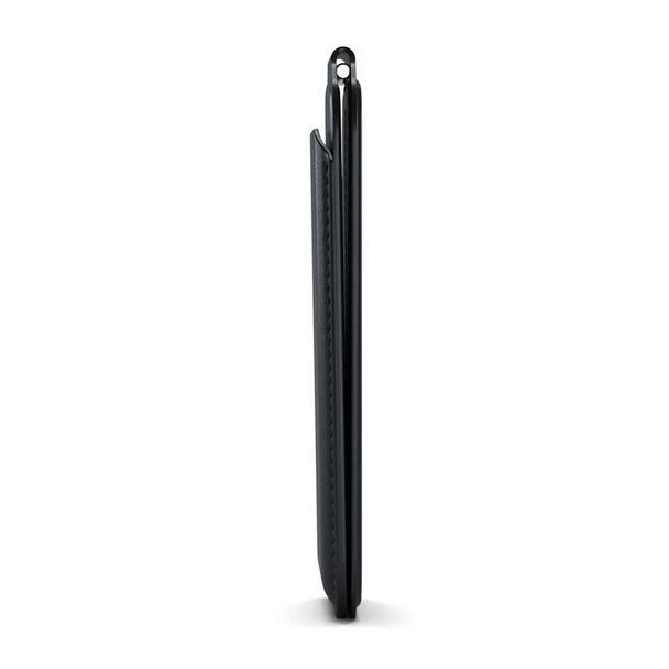 Portfel z podstawką ze skóry kompatybilny z MagSafe Satechi Vegan Leather Wallet Stand czarny