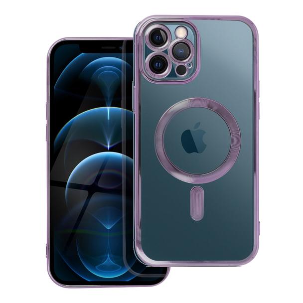 Futerał do iPhone 12 PRO MAX Electro Mag Cover zgodny z MagSafe fioletowy