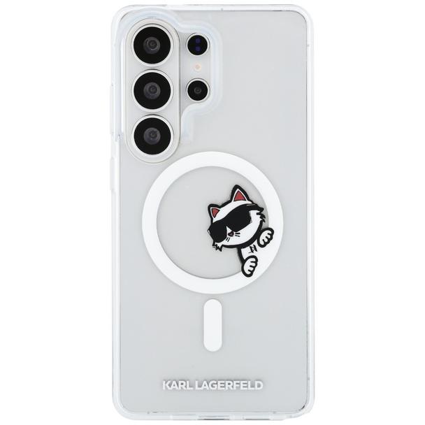 KARL LAGERFELD futerał do SAMSUNG S26 Ultra KLHMS26L6HCPSCT (Magnetic IML Peekaboo Choupette) transparentny