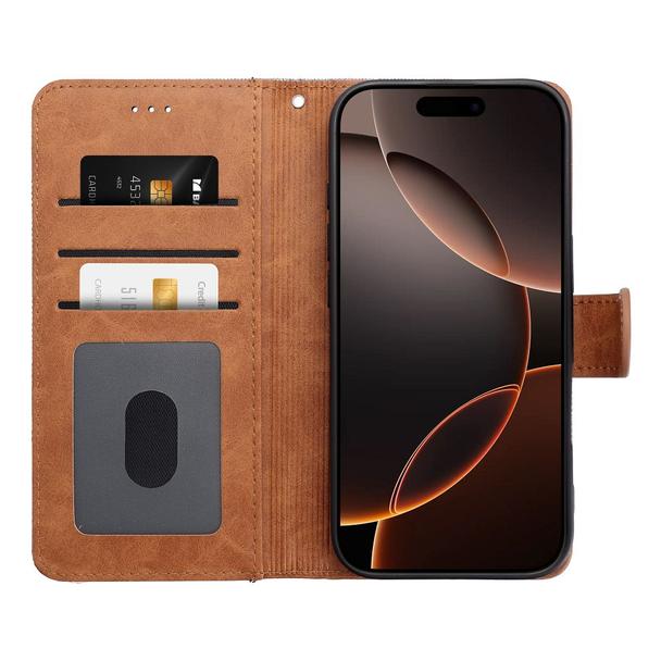 Etui z klapką na iPhone 16 PRO MAX Jeans Book czarne
