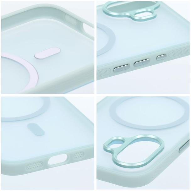 Futerał do iPhone 16 Flexline Mag Cover zgodny z MagSafe zielony