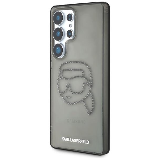 KARL LAGERFELD futerał do SAMSUNG S25 Ultra KLHCS25LHKHDCELK (IML Rhinestones K Head) czarny
