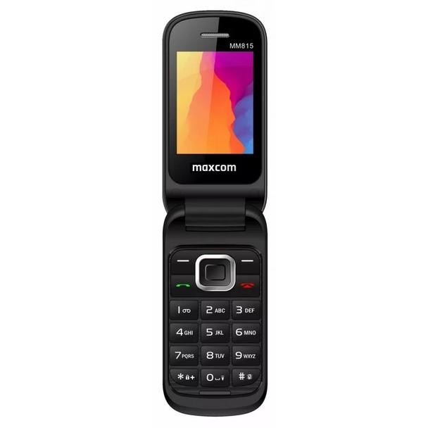 MAXCOM telefon dla seniora z klapką MM815 czarny