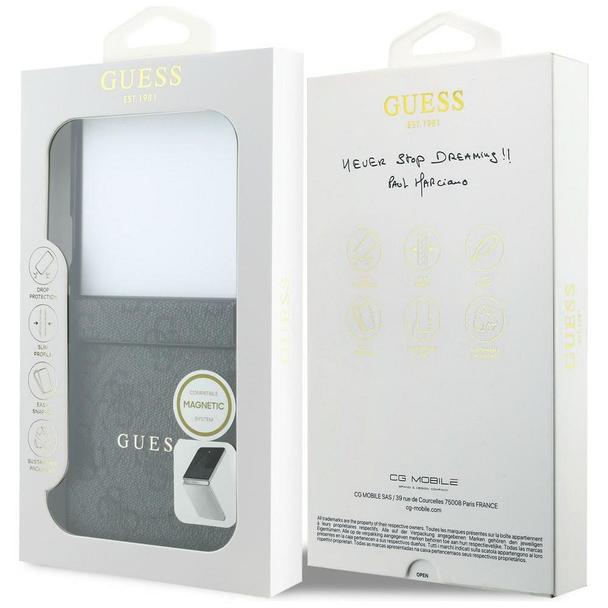GUESS futerał do SAMSUNG GALAXY Z FLIP 8 kompatybilny z MagSafe (4G Classic) czarny