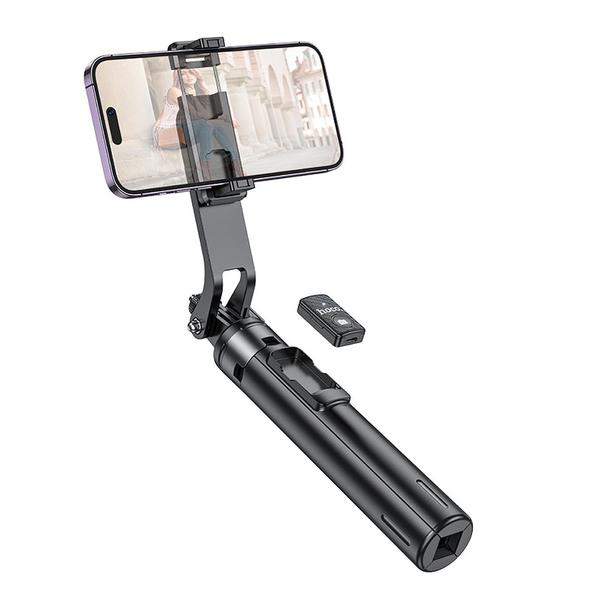 Selfie stick Hoco tripod z pilotem bezprzewodowym K21 czarny