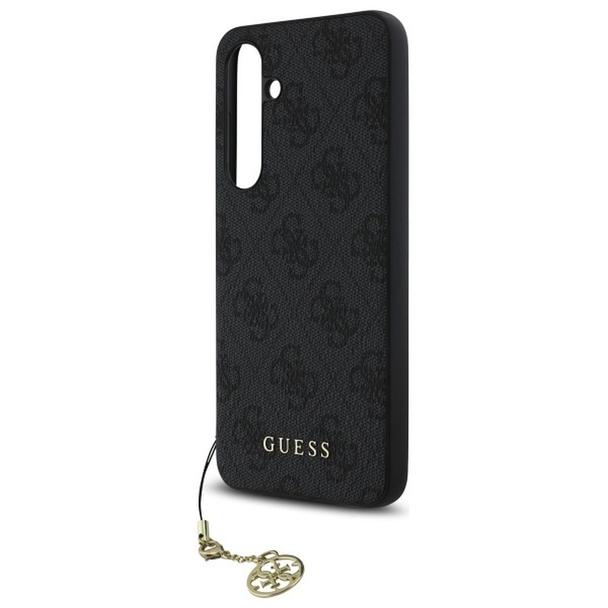GUESS futerał do SAMSUNG S24 FE GUHCS24FEGF4GGR (HC PU 4G Charm) szary