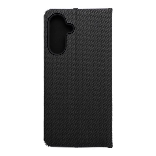 Etui z klapką na Samsung A17 Luna Book Carbon czarne