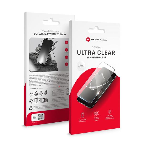 Szkło hartowane do iPhone 15 Forcell Ultra Clear Glass czarne