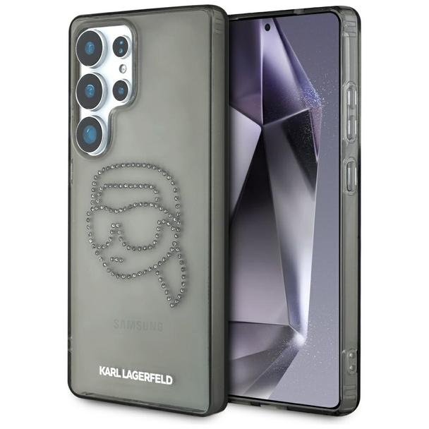 KARL LAGERFELD futerał do SAMSUNG S25 Ultra KLHCS25LHKHDCELK (IML Rhinestones K Head) czarny