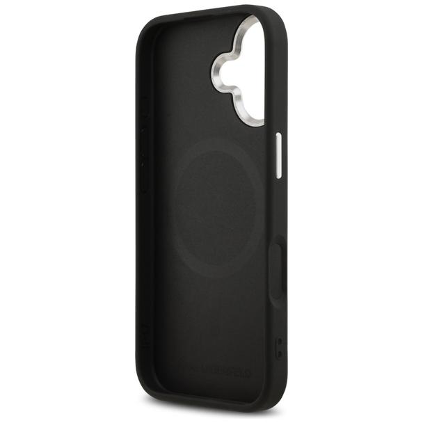 KARL LAGERFELD futerał do IPHONE 17 kompatybilny z MagSafe KLHMP17SPSMLRKLK (PU Karl Pin) czarny