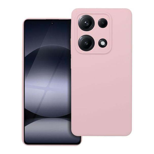 Futerał do Xiaomi Redmi Note 14S Silicone 2mm pudrowy róż