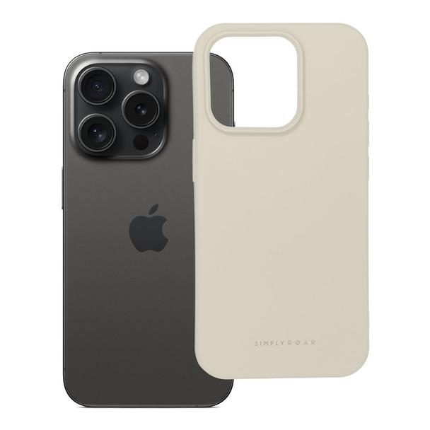 ROAR futerał SPACE do IPHONE 15 Pro Kremowy