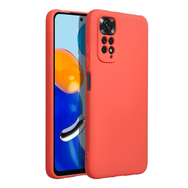 Futerał SILICONE do XIAOMI Redmi Note 11 / 11S brzoskwiniowy