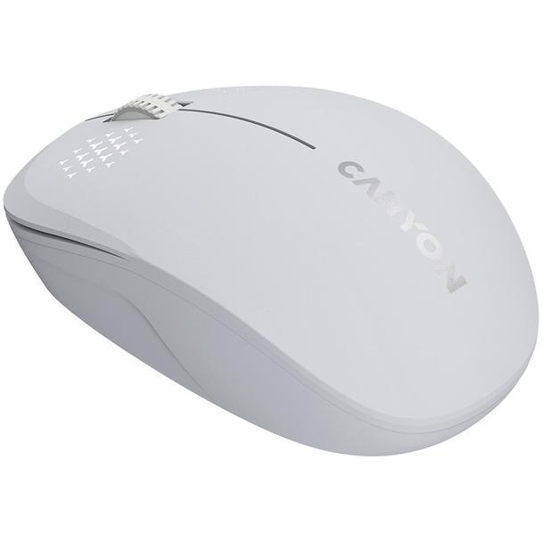 Myszka bezprzewodowa oburęczna BT 1200 dpi CANYON MW-04 biała