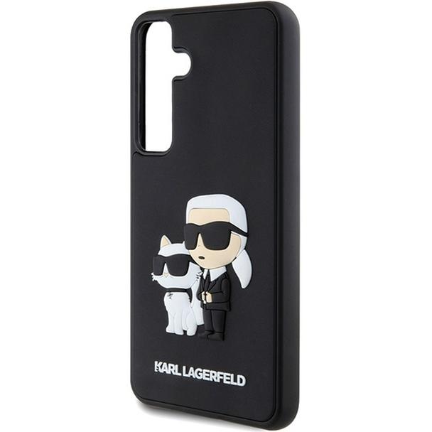 KARL LAGERFELD futerał do SAMSUNG S24 Plus KLHCS24M3DRKCNK (3D RUBBER KC NFT) czarny