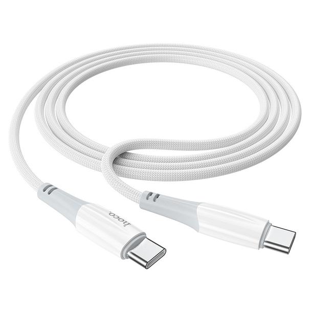 Kabel USB C do USB C Hoco PD 3A 60W 1 m X70 biały