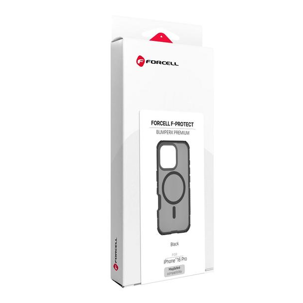 Etui na iPhone 16 PRO Forcell F-Protect BumperX Premium zgodne z MagSafe czarne 0INT