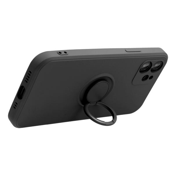 Etui na iPhone 17 Pro / 18 Pro Silicone Ring czarne