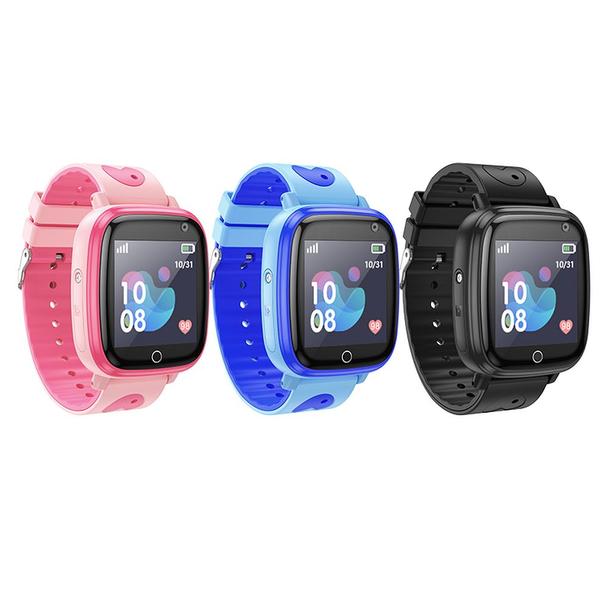 Smartwatch dla dzieci Hoco 1,44" 2G z funkcją rozmowy Y100 niebieski