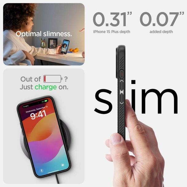 SPIGEN futerał LIQUID AIR do IPHONE 16 Plus matte black