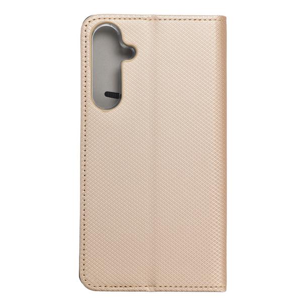 Etui z klapką na Samsung A35 Smart Case Book złote