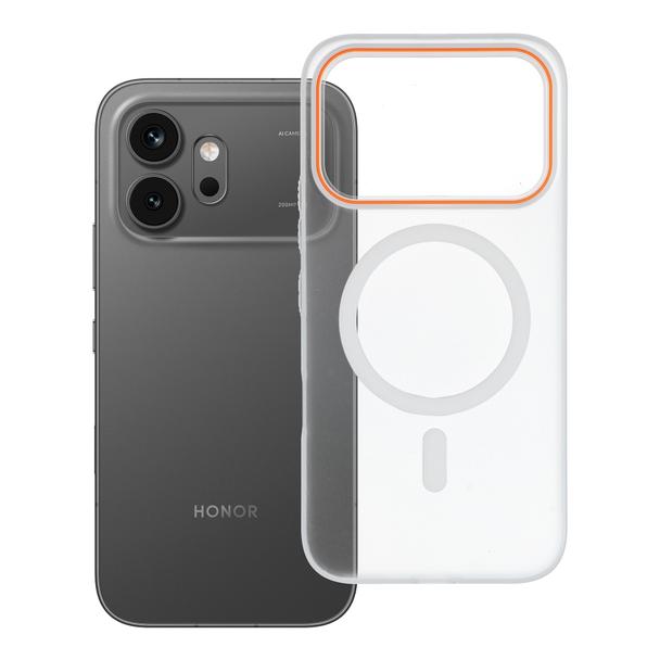 Etui na Honor 600 / 600 PRO Go Orange zgodne z MagSafe transparentne