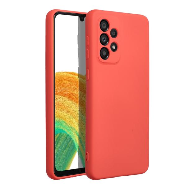 Futerał SILICONE do SAMSUNG A33 5G brzoskwiniowy