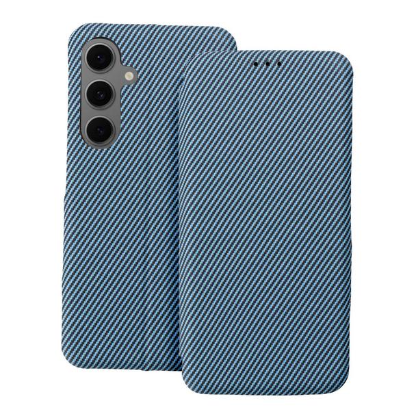Etui z klapką na Samsung A35 5G Folio Side Magnet niebieskie