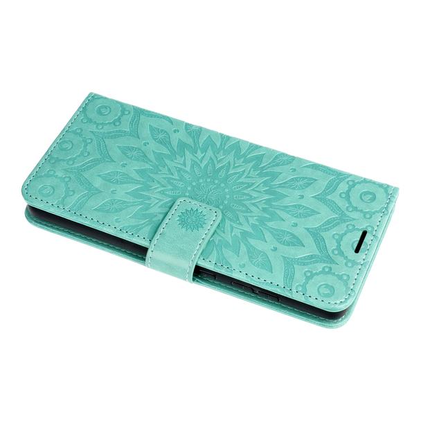 Etui z klapką na Samsung S26 FE Mezzo Book mandala zielone