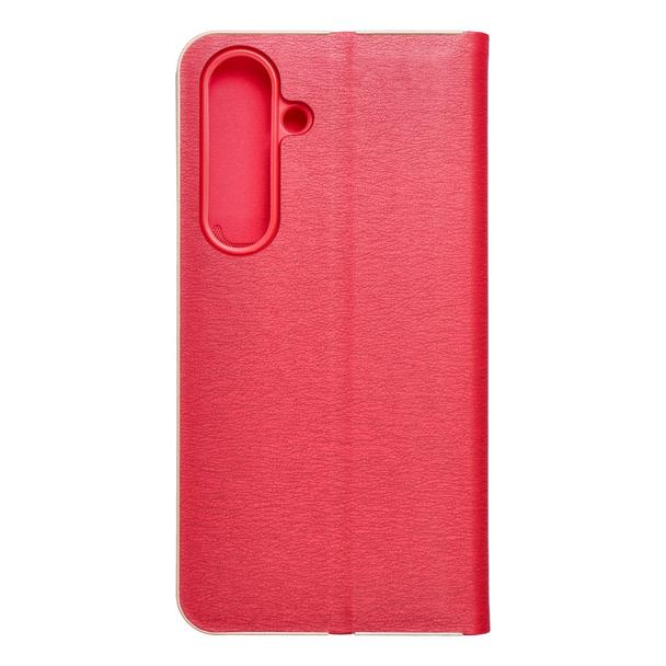 Etui z klapką na Samsung S24 Luna Book Gold czerwone
