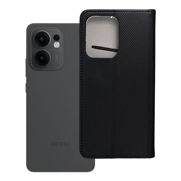 Etui z klapką na Oppo Reno 13F 4G / 5G Smart Case Book czarne