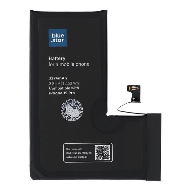 Bateria do iPhone 15 PRO 3274 mAh Blue Star HQ