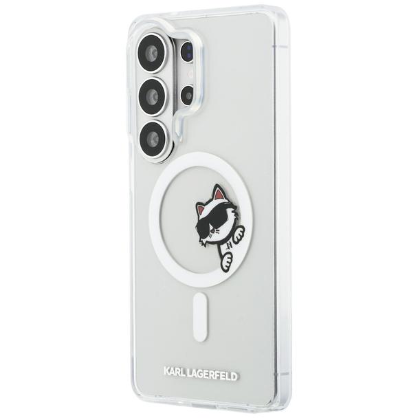 KARL LAGERFELD futerał do SAMSUNG S26 Ultra KLHMS26L6HCPSCT (Magnetic IML Peekaboo Choupette) transparentny